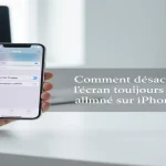 Comment désactiver l'écran toujours allumé sur iPhone